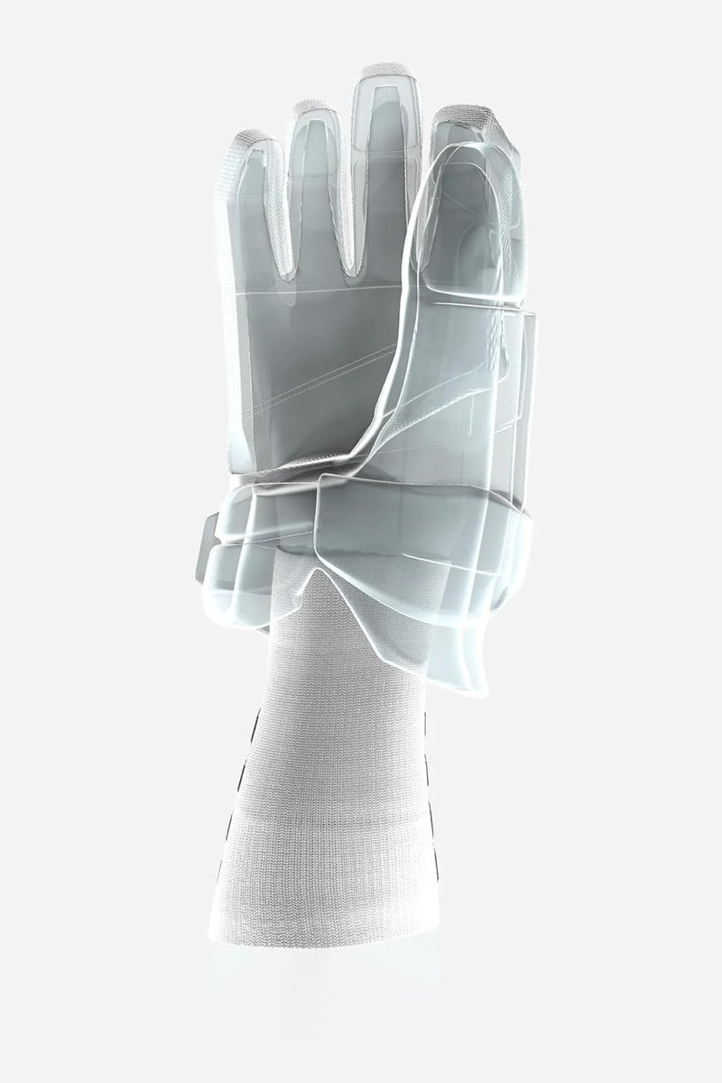 AYCANE Blade X White Wrist Guards, Lightweight, Quick-Drying, Breathable Fabric, Flexible Fit, Level 3 Cut-Resistant Protection, Durable and Comfortable Wrist Protection for Hockey Players - Image 4